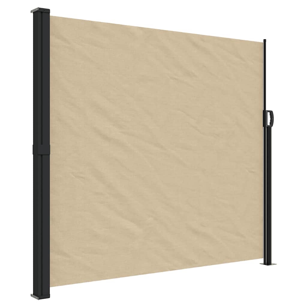 Vidaxx ausziehbarer Windschutz 180x300 cm beige