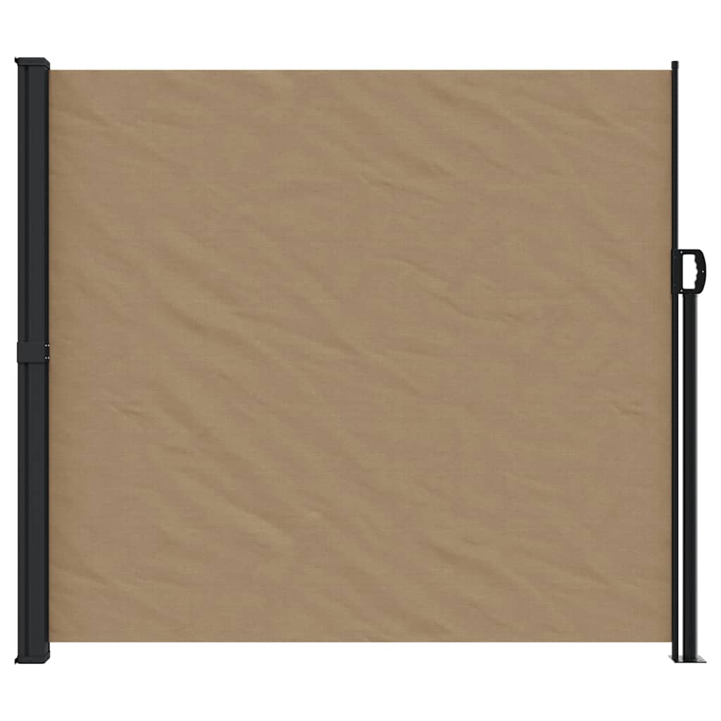 Vidaxx ausziehbarer Windschutz 180x300 cm Taupe