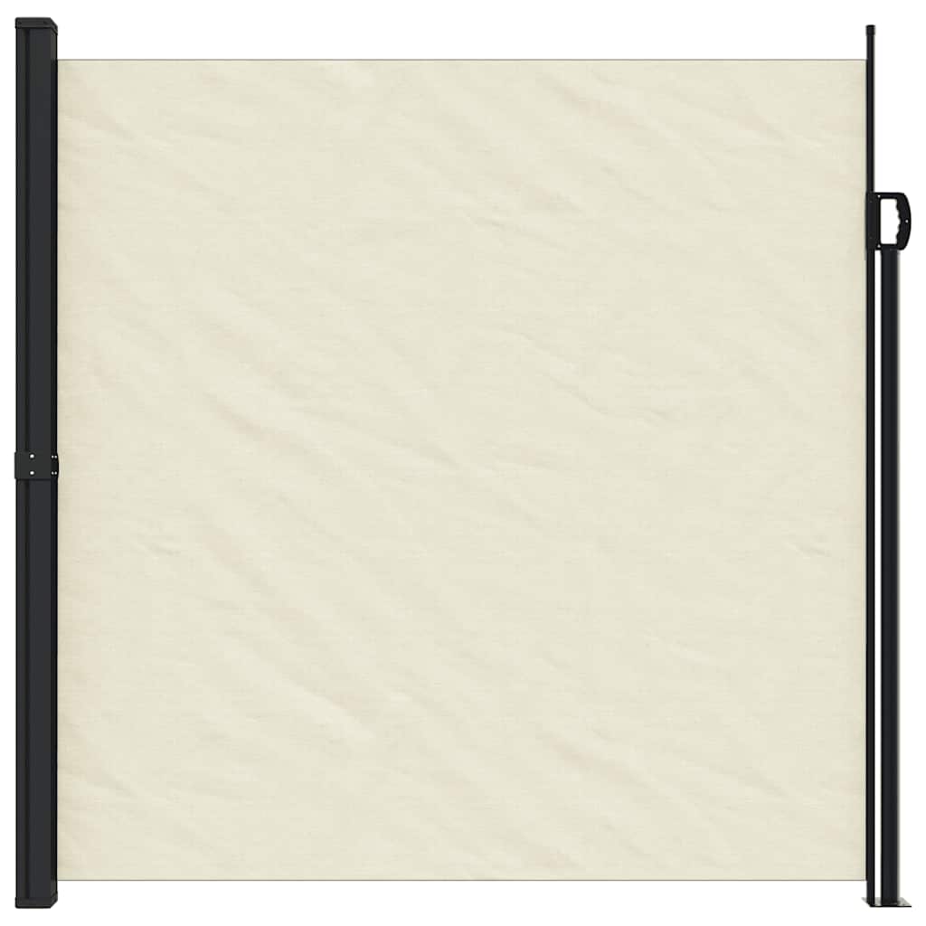 Vidaxx ausziehbarer Windschutz 200x300 cm cremefarben