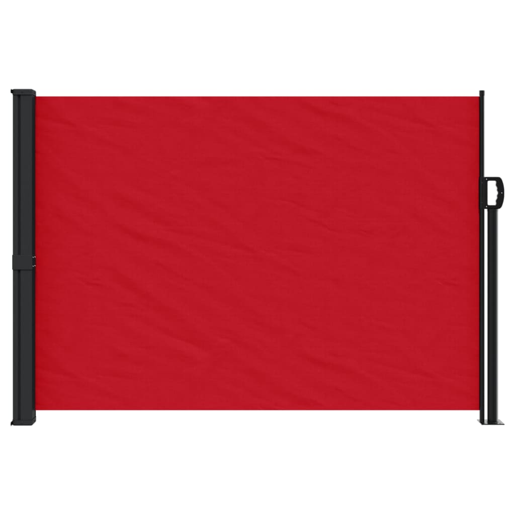 Vidaxx ausziehbarer Windschutz 140x500 cm rot