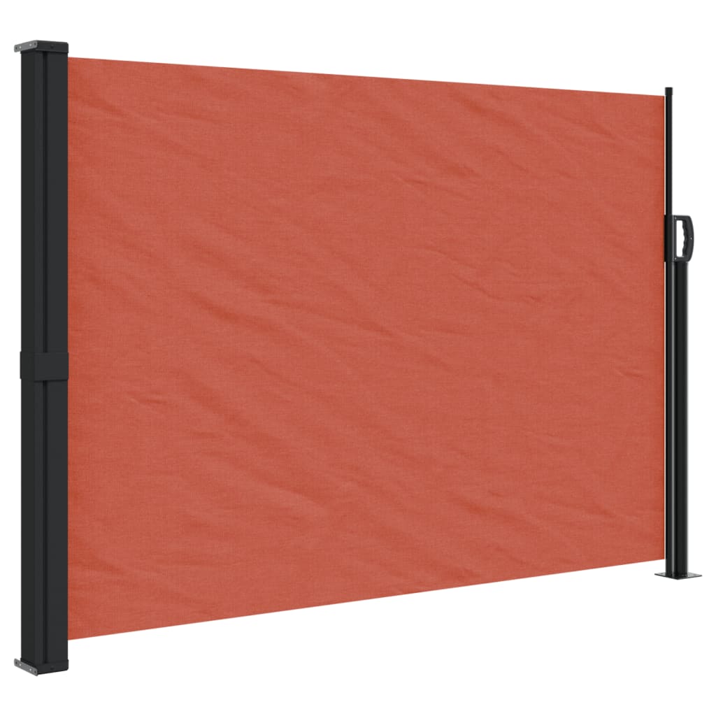 Vidaxx ausziehbarer Windschutz 140x500 cm Terrakotta