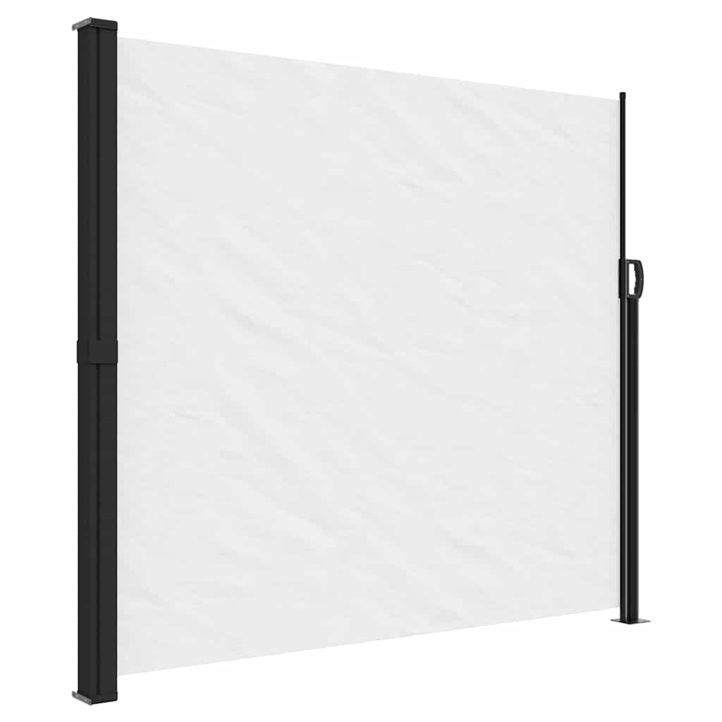 Vidaxx ausziehbarer Windschutz 180x500 cm weiß