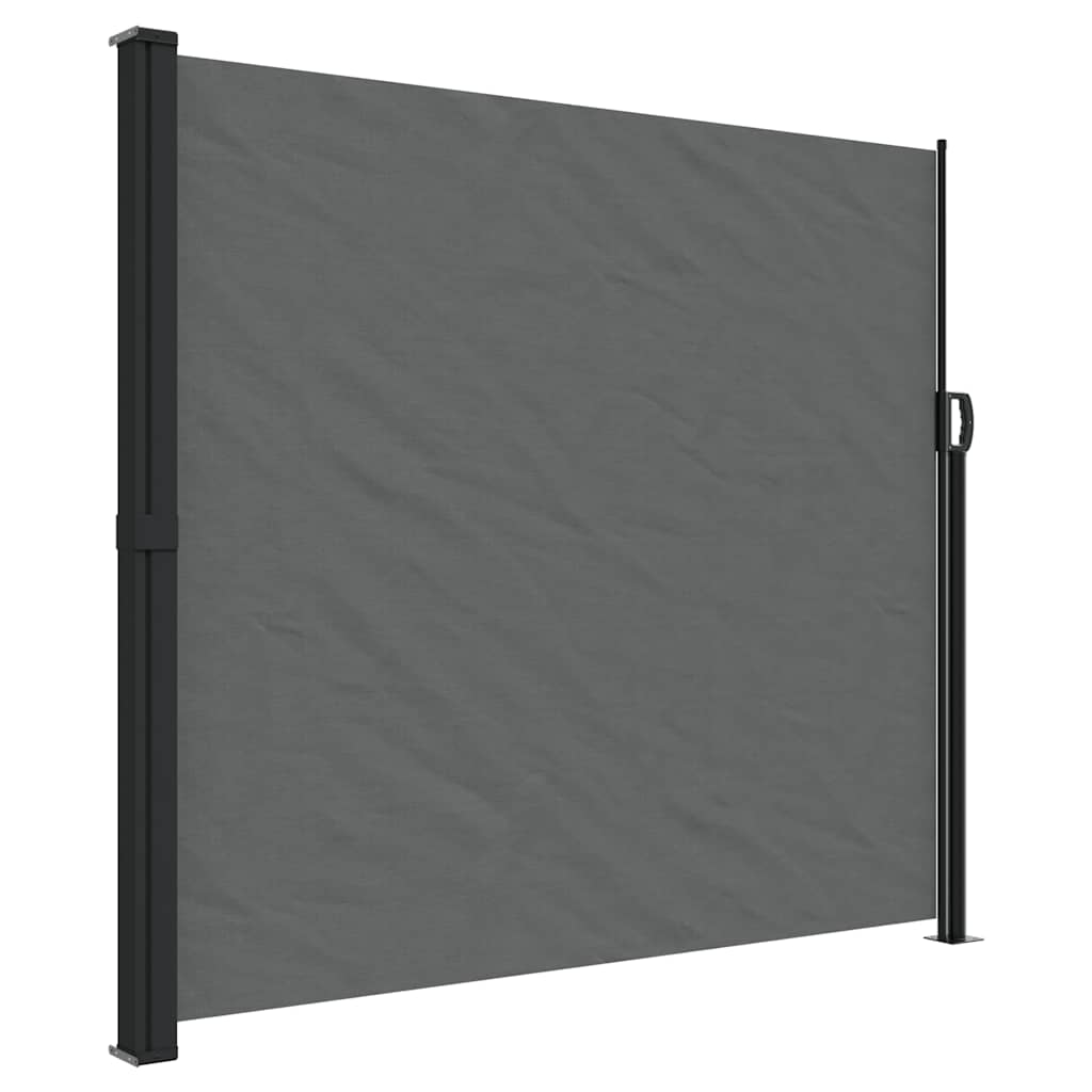 Vidaxx ausziehbarer Windschutz 180x500 cm Anthrazit