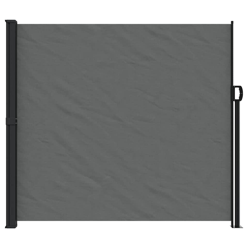 Vidaxx ausziehbarer Windschutz 180x500 cm Anthrazit