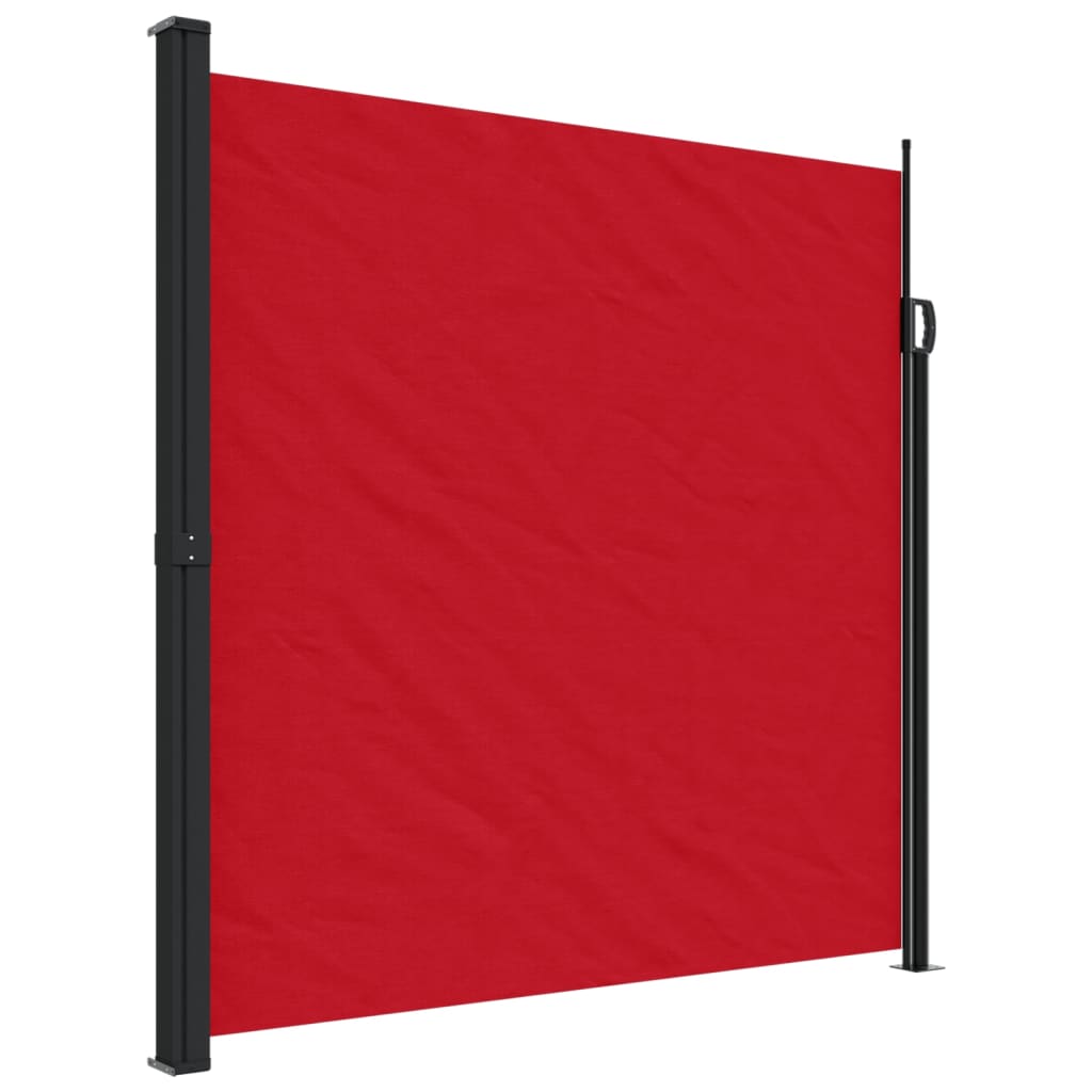 Vidaxx ausziehbarer Windschutz 200x500 cm rot