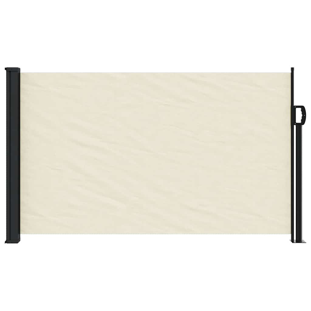Vidaxx ausziehbarer Windschutz 120x600 cm creme