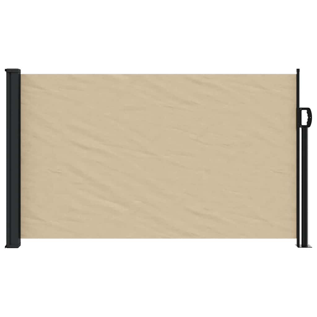Vidaxx ausziehbarer Windschutz 120x600 cm beige