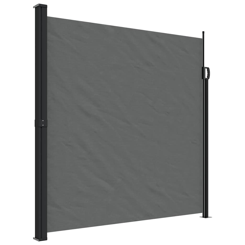 Vidaxx ausziehbarer Windschutz 200x600 cm Anthrazit