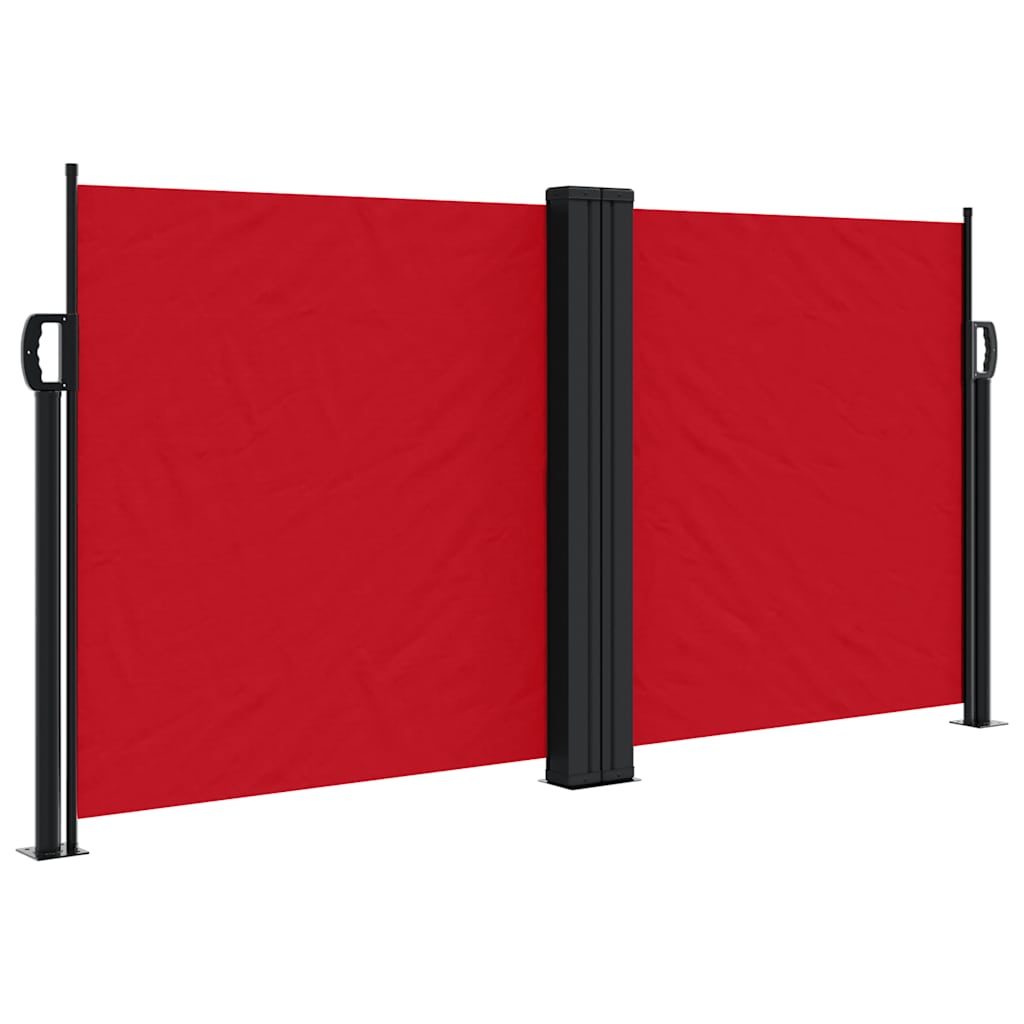 Vidaxx ausziehbarer Windschutz 120x600 cm rot