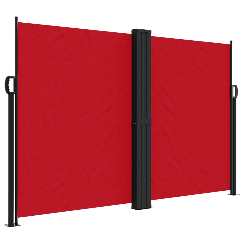 Vidaxx ausziehbarer Windschutz 160x600 cm rot