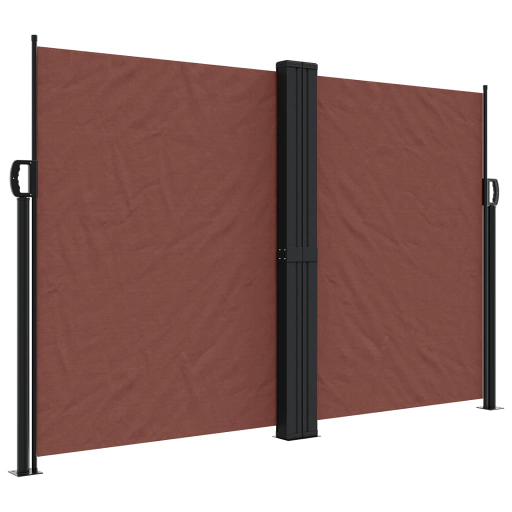Vidaxx ausziehbarer Windschutz 160x600 cm braun