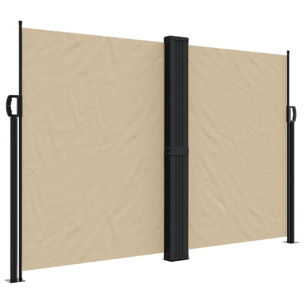 Vidaxx ausziehbarer Windschutz 160x600 cm beige