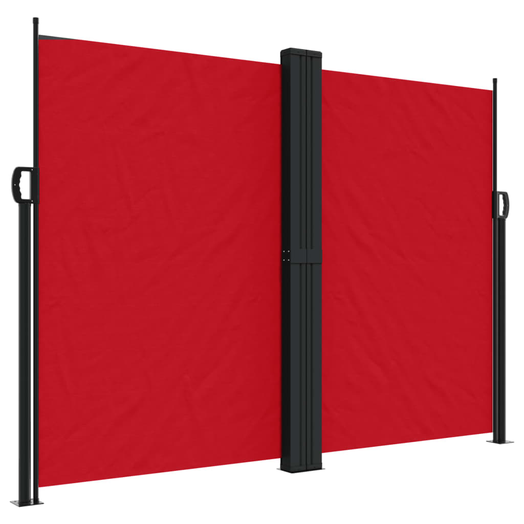 Vidaxx ausziehbarer Windschutz 180x600 cm rot