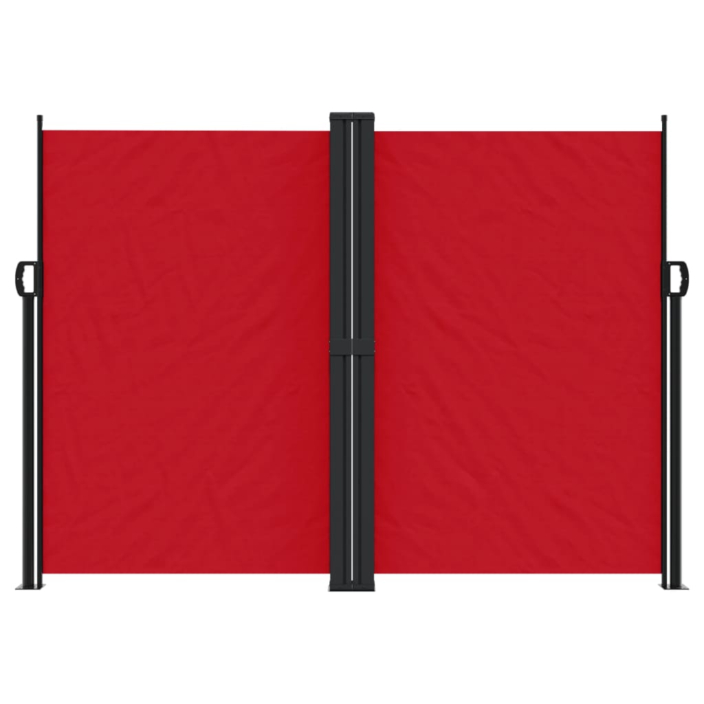 Vidaxx ausziehbarer Windschutz 180x600 cm rot