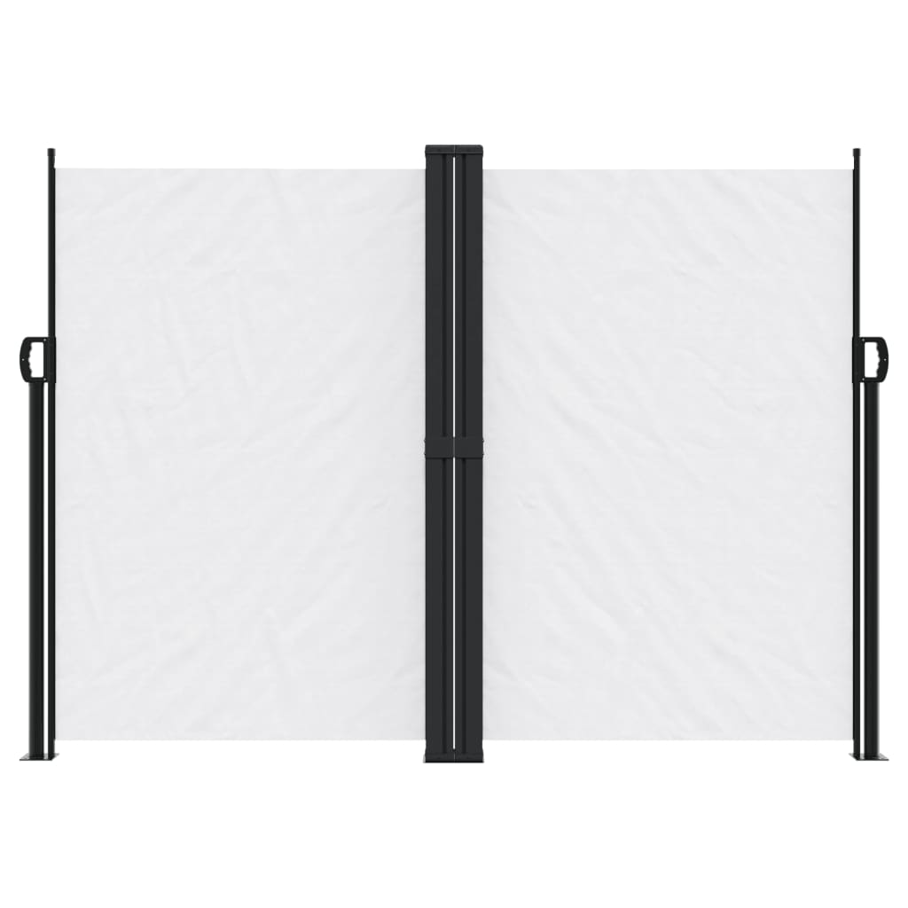 Vidaxx ausziehbarer Windschutz 180x600 cm weiß