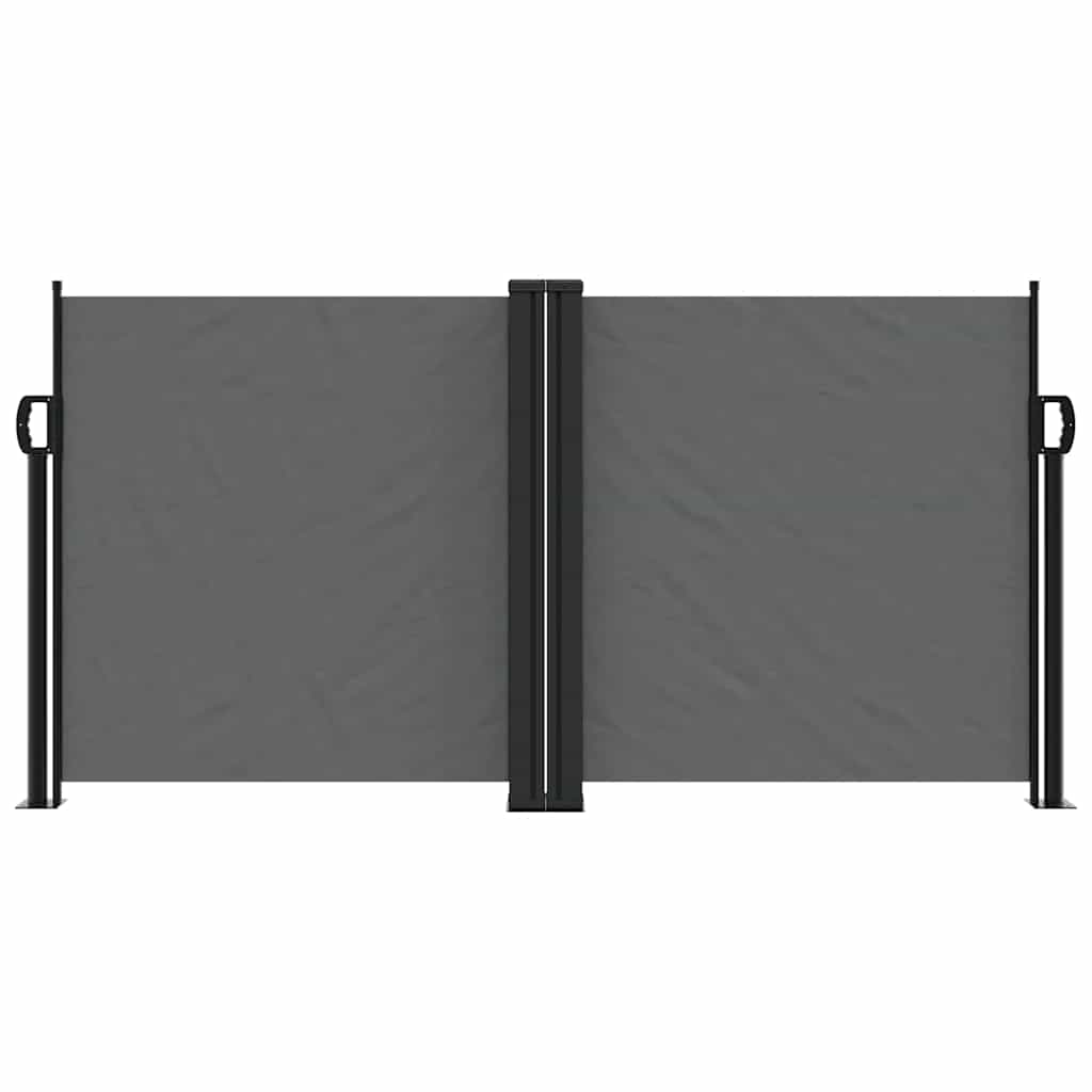 Vidaxx ausziehbarer Windschutz 120x1000 cm Anthrazit