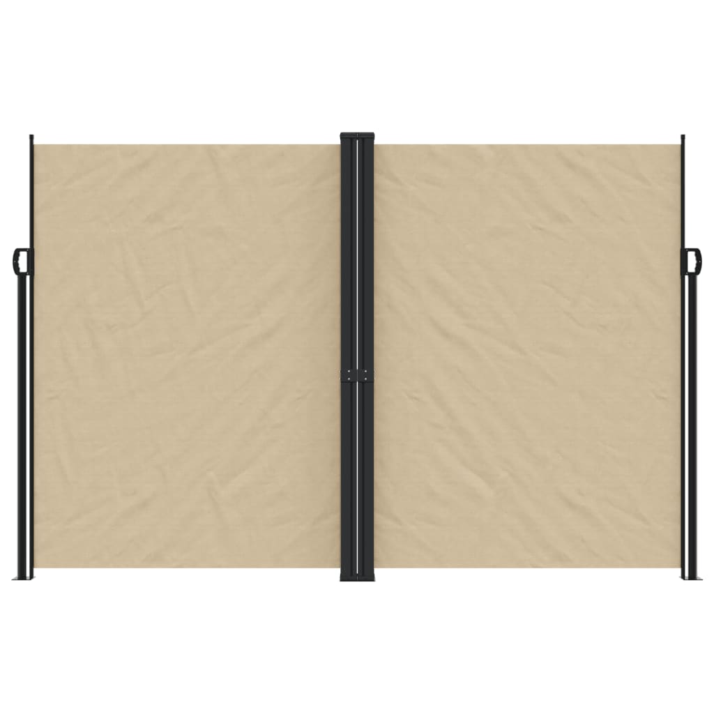 Vidaxx ausziehbarer Windschutz 220x1000 cm beige