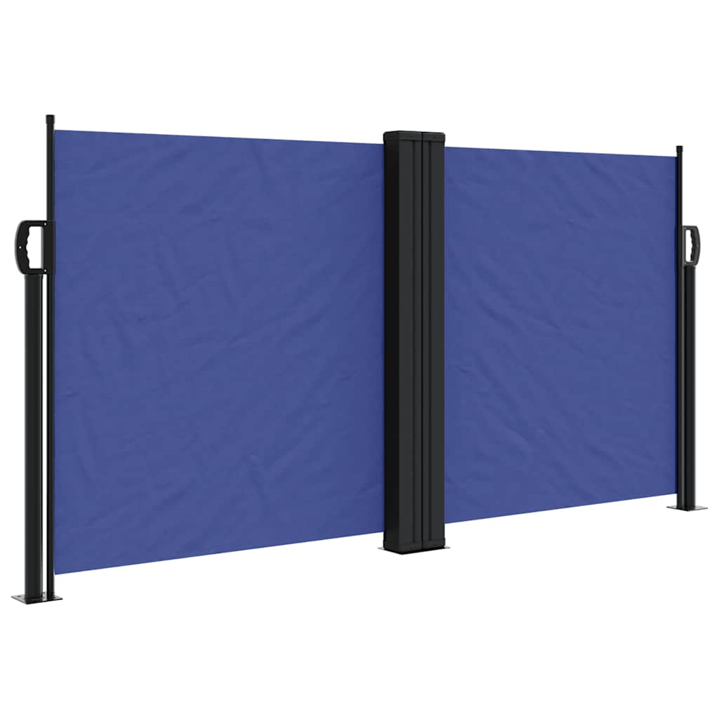 Vidaxx ausziehbarer Windschutz 120x1200 cm blau