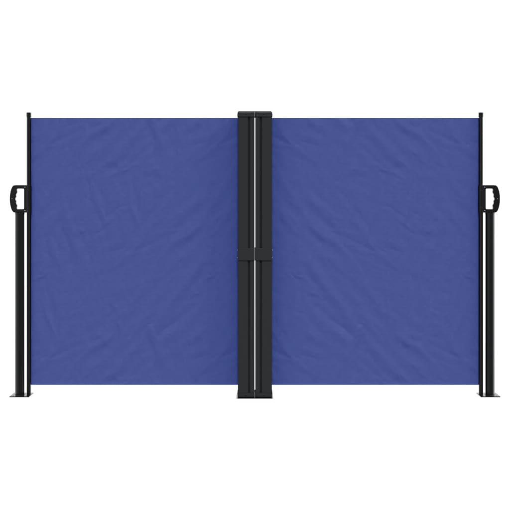 Vidaxx ausziehbarer Windschutz 140x1200 cm blau