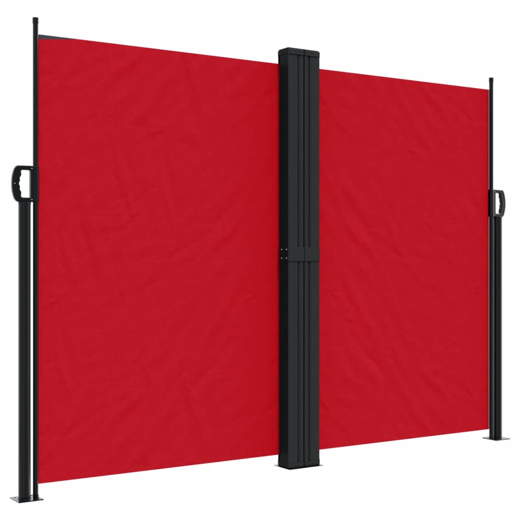 Vidaxx ausziehbarer Windschutz 180x1200 cm rot