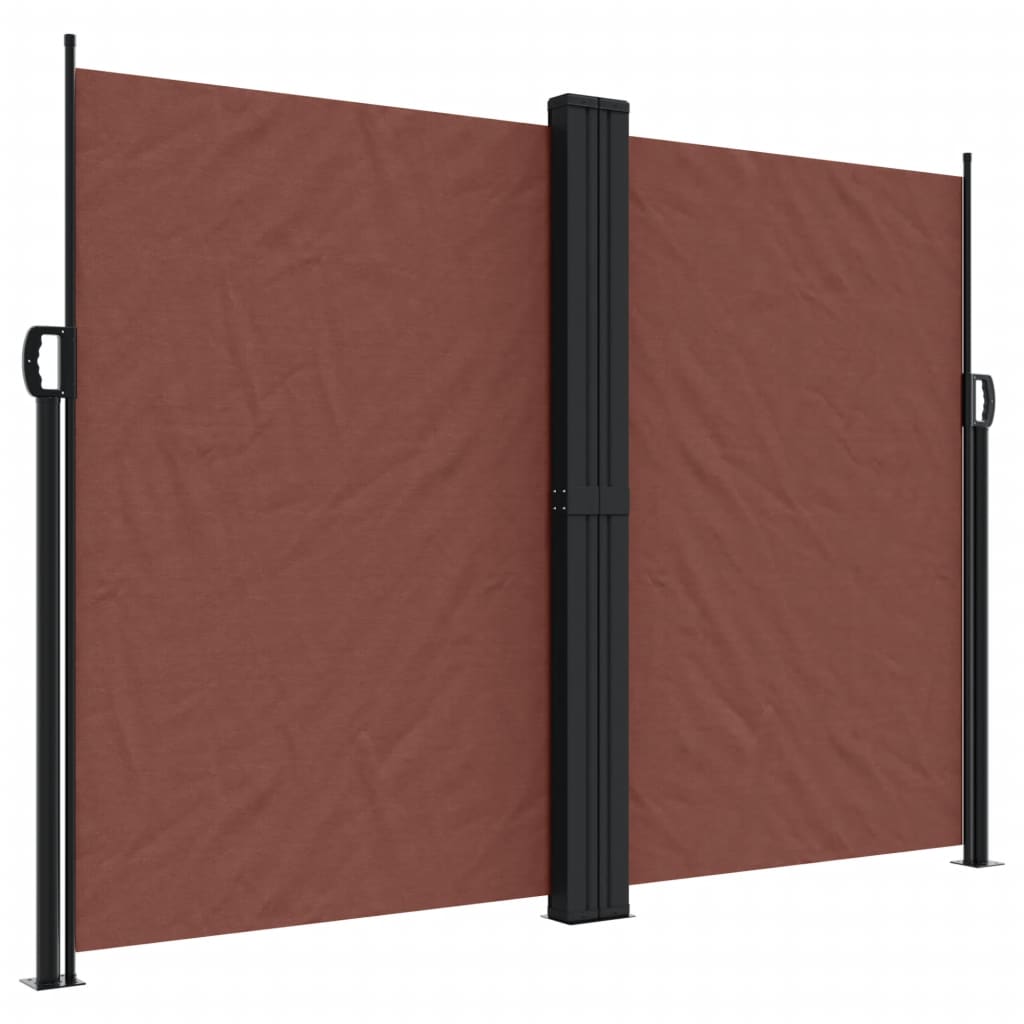 Vidaxx ausziehbarer Gartenschirm 180x1200 cm braun