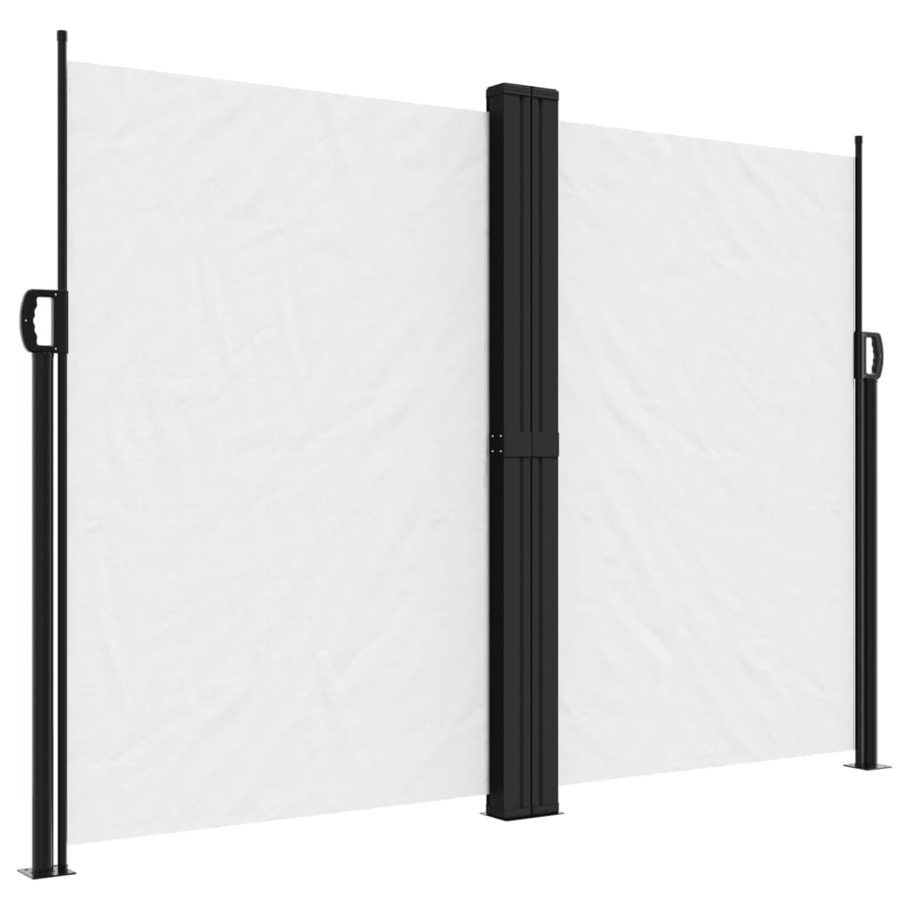 Vidaxx ausziehbarer Windschutz 180x1200 cm weiß