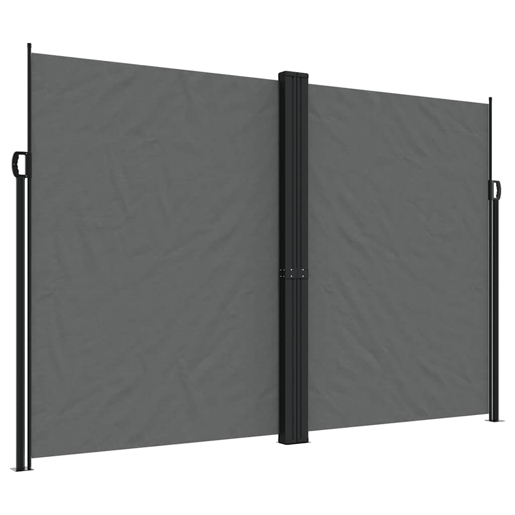Vidaxx ausziehbarer Gartenschirm 220x1200 cm Anthrazit