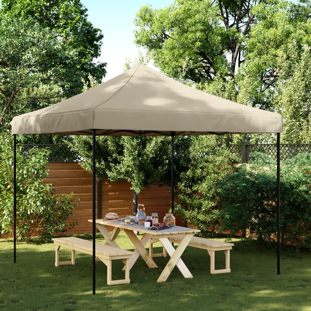 VidaXL Partyzelt faltbar Pop-Up 292x292x315 cm Taupe
