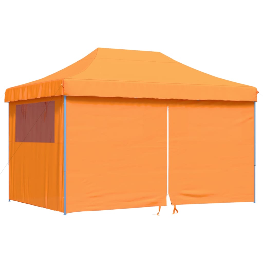 Vidaxx faltbares Pop-Up-Partyzelt mit 4 Seitenwänden Orange