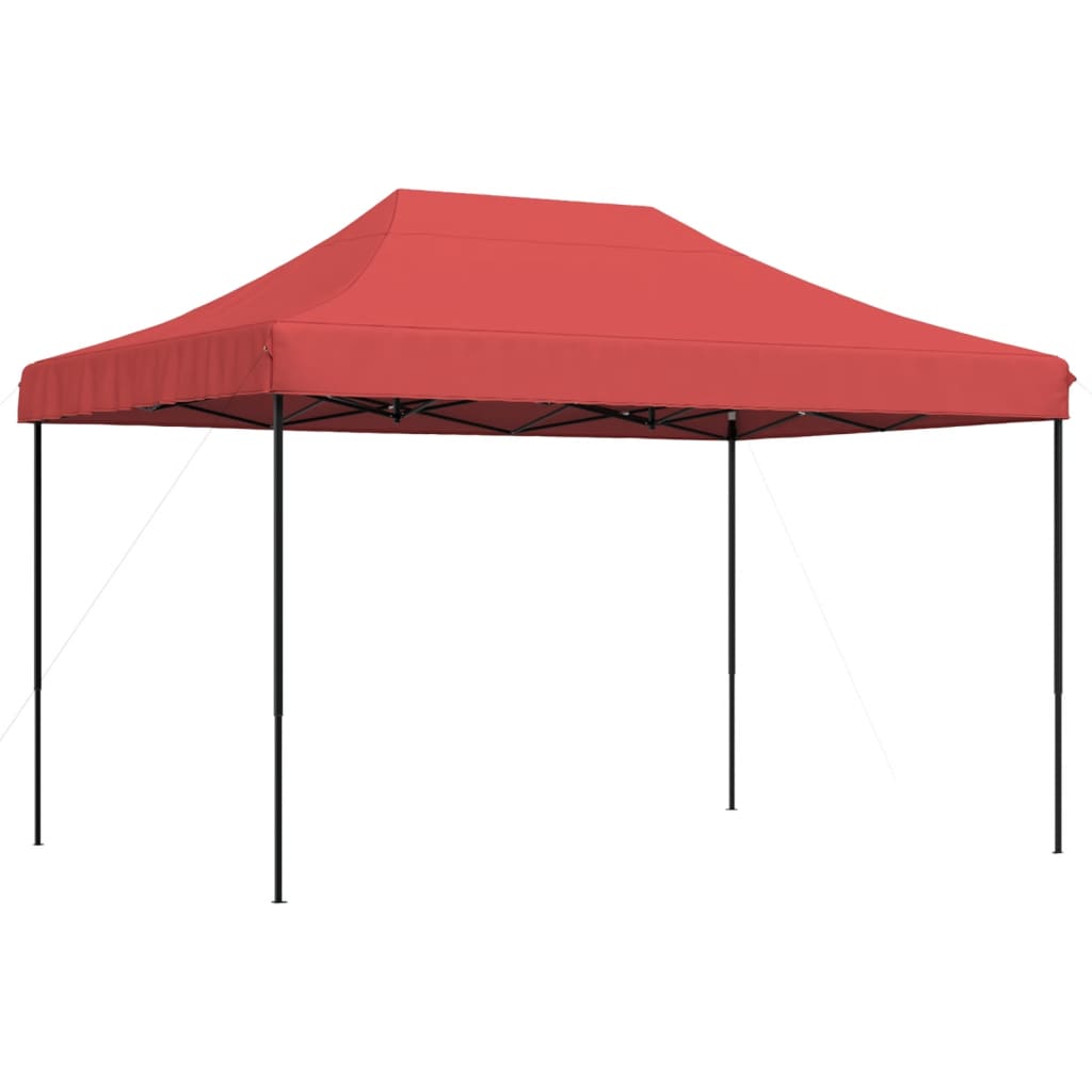 VidaXL Partyzelt faltbar Pop-Up 410x279x315 cm Burgunderrot