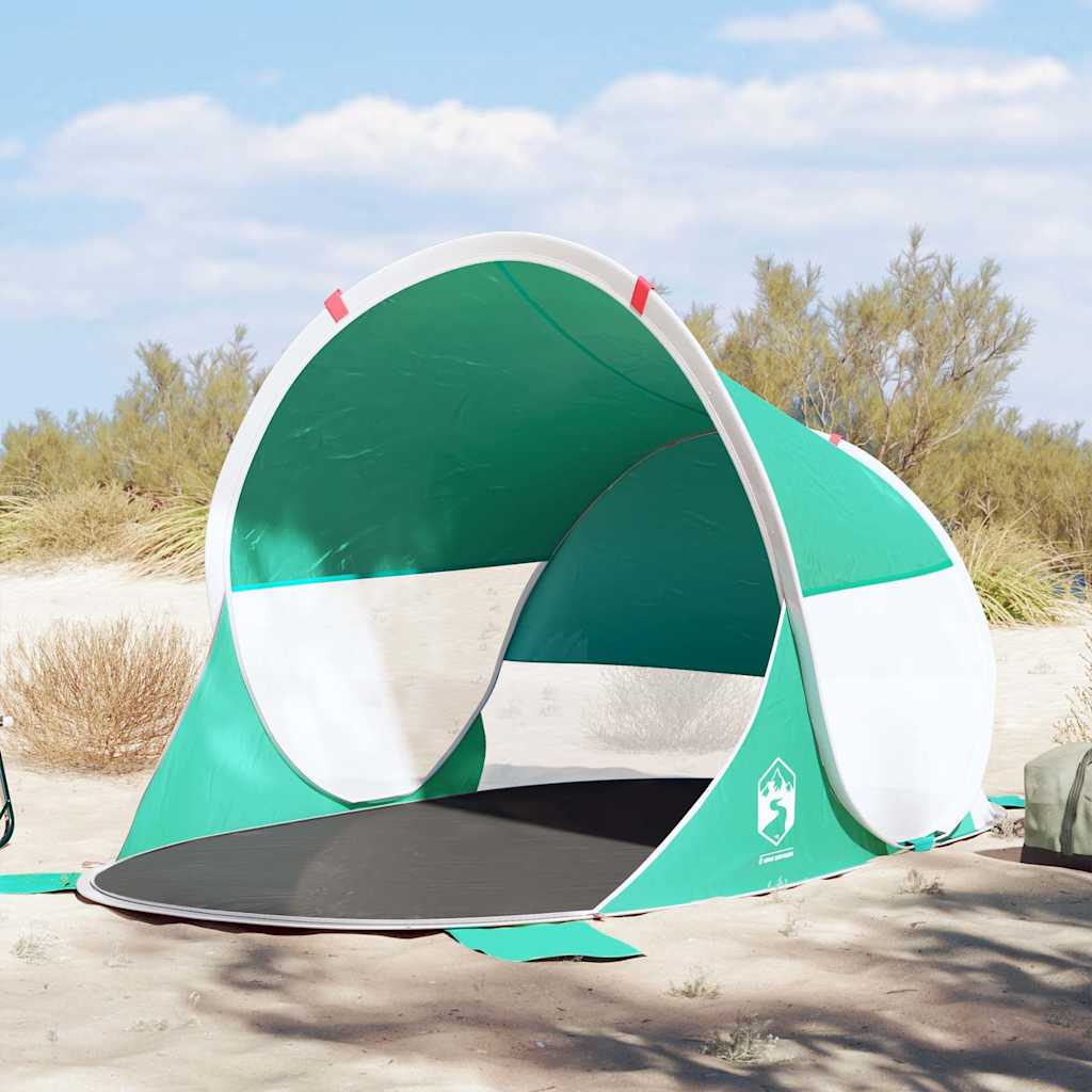 VidaXL Strandzelt Pop-up wasserdicht meergrün