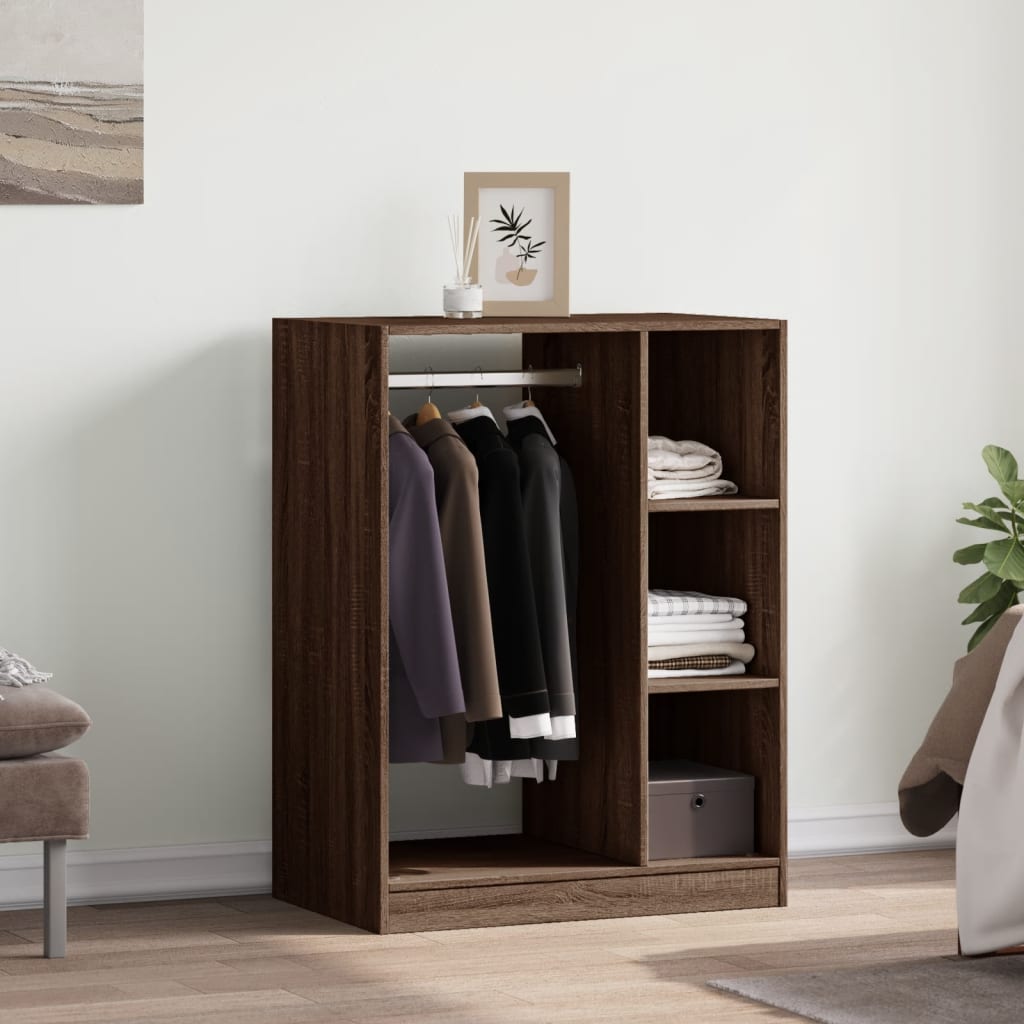 Vidaxx Kleiderschrank 77x48x102 cm Holzwerkstoff braune Eiche