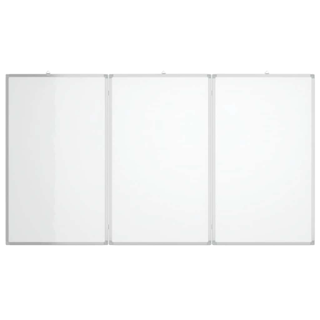 Vidaxx magnetisches faltbares Whiteboard 180x100x1,7 cm Aluminium