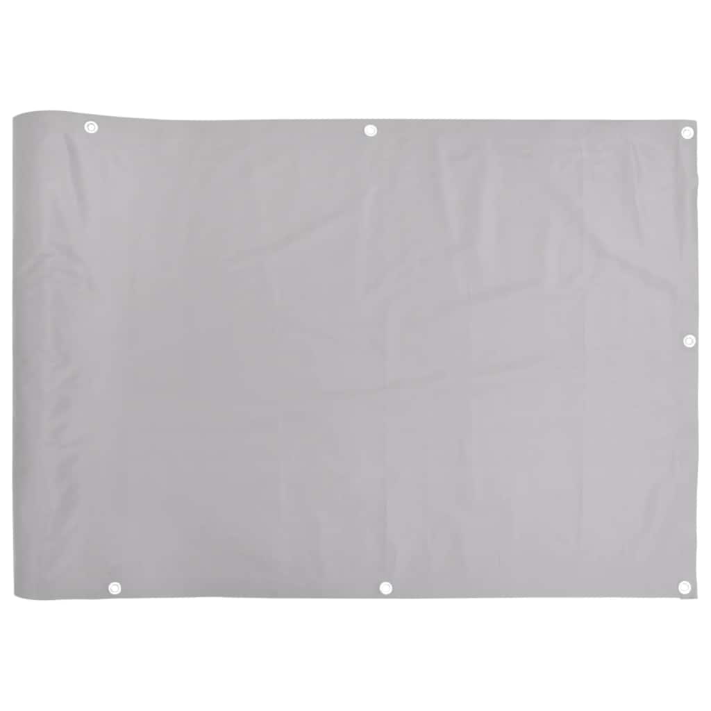 Vidaxx Balkonschirm 600x75 cm PVC grau