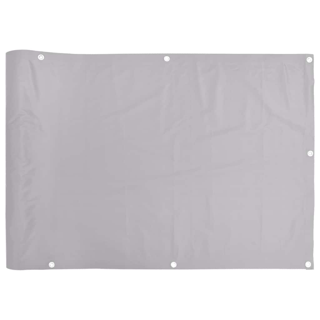 Vidaxx Balkonschirm 700x75 cm PVC grau