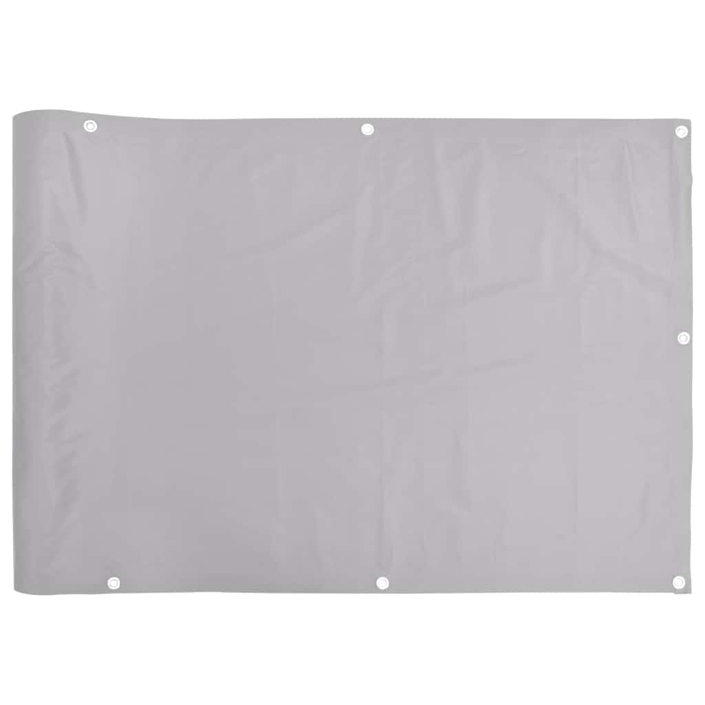 Vidaxx Balkonschirm 500x90 cm PVC grau