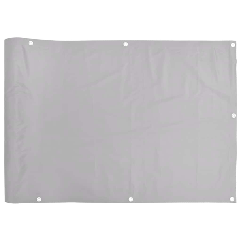 Vidaxx Balkonschirm 600x90 cm PVC grau