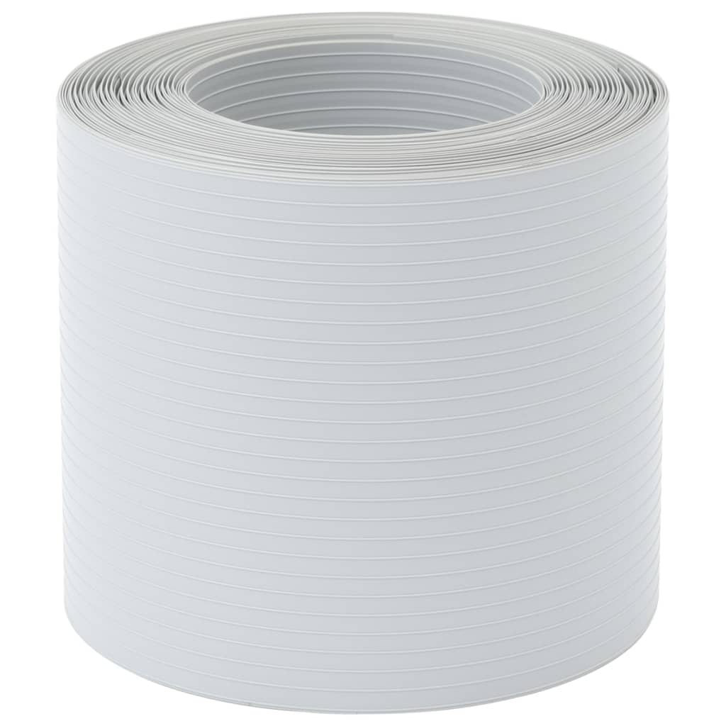 Vidaxxl Garten-Sichtschutz 10 Stück 252,5x19 m PVC hellgrau