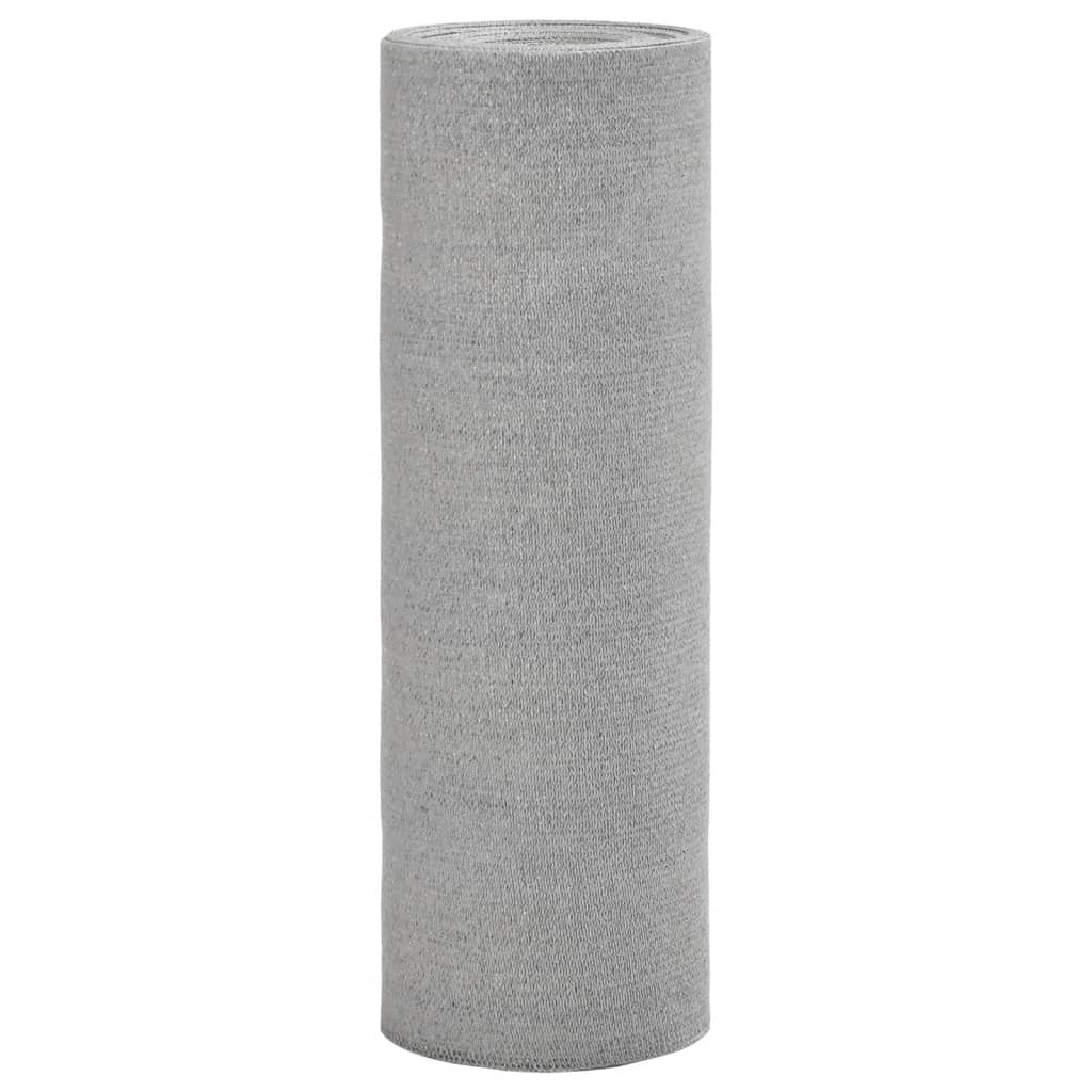 Vidaxx Sichtschutznetz 150 g m² 1,5x25 m HDPE hellgrau