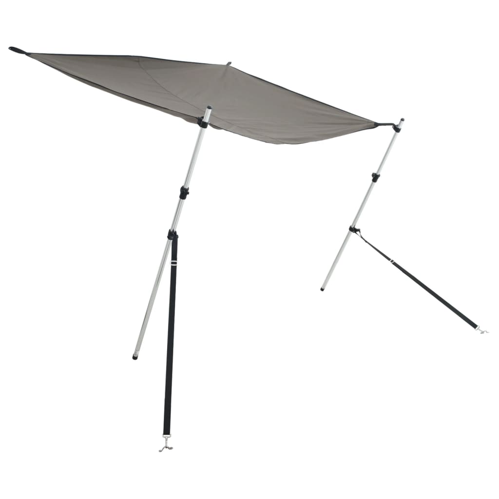 VidaXL Sonnensegel-Set T-Top 174x205x(115-194) cm Anthrazit