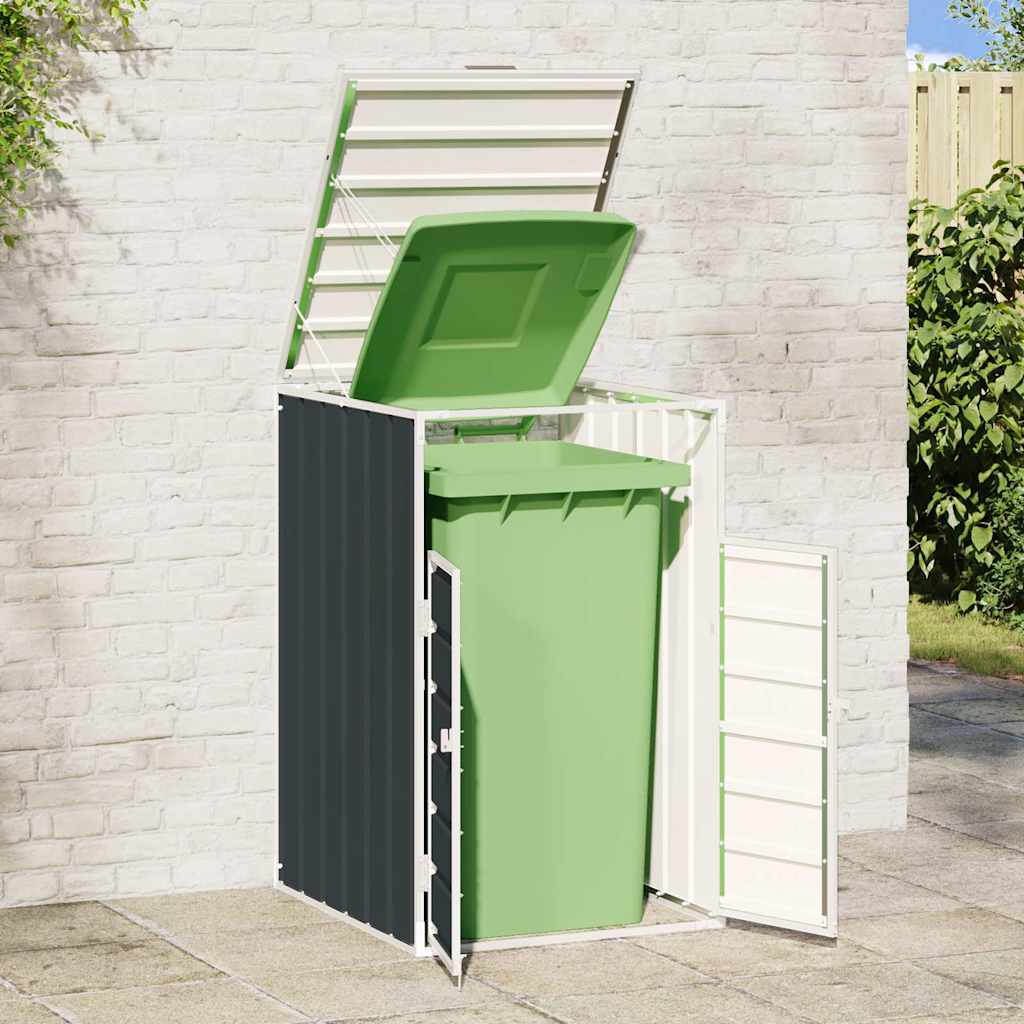 Vidaxx Containeraufbewahrung für 1 Container 72x81x115 cm Stahl Anthrazit