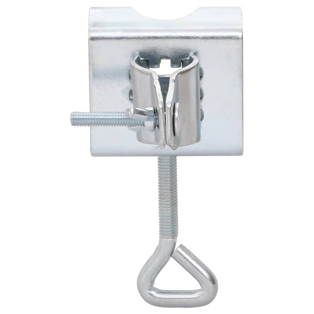 Vidaxx Sonnenschirmklemmen für Balkon 2 Stück 32 mm verzinkter Stahl