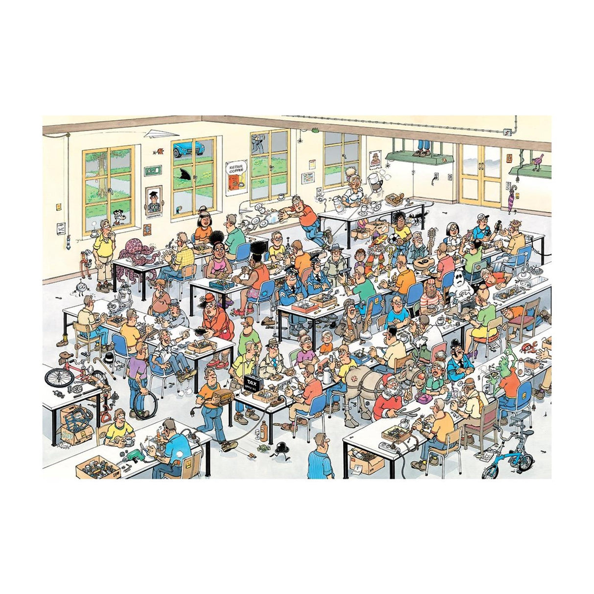 Jumbo-Puzzle von Jan van Haasteren – schaffen wir es? - 1000 Stk.
