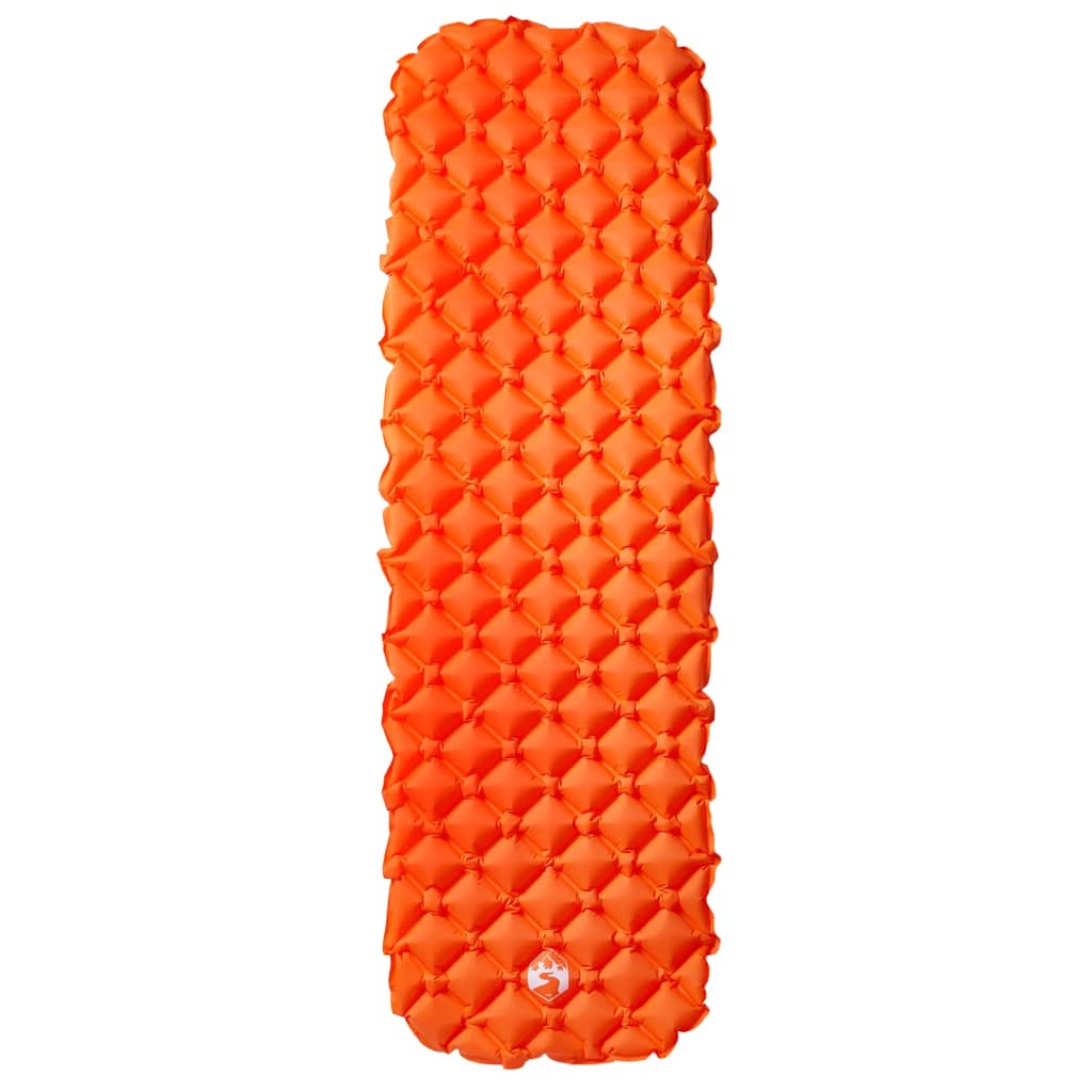Vidaxx aufblasbare Campingmatratze 190x58x6 cm 1-Personen orange