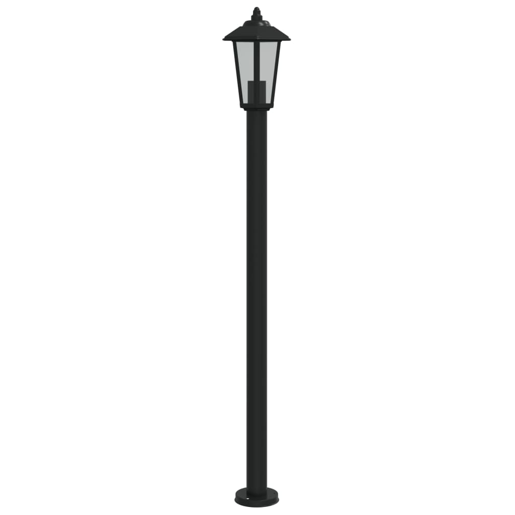Vidaxx Außenstehleuchte 120 cm Edelstahl schwarz