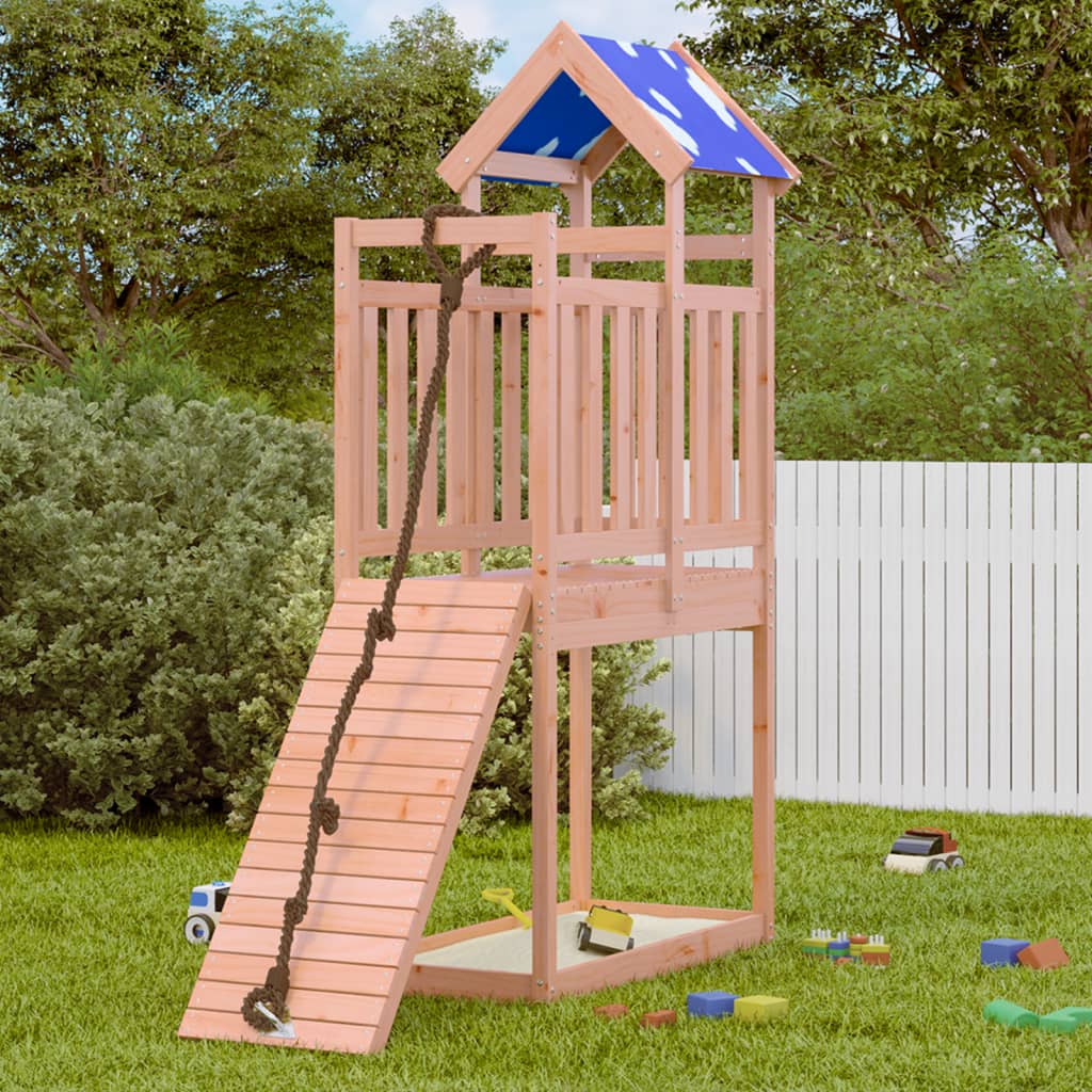 Vidaxx Spielturm 110,5x52,5x215 cm massives Douglasholz