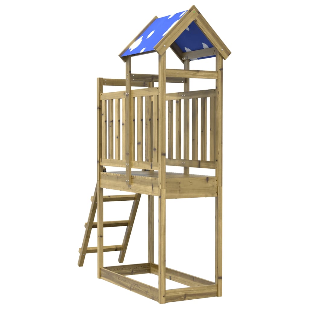 Vidaxx Spielturmleiter 110,5x52,5x215 cm imprägniertes Kiefernholz