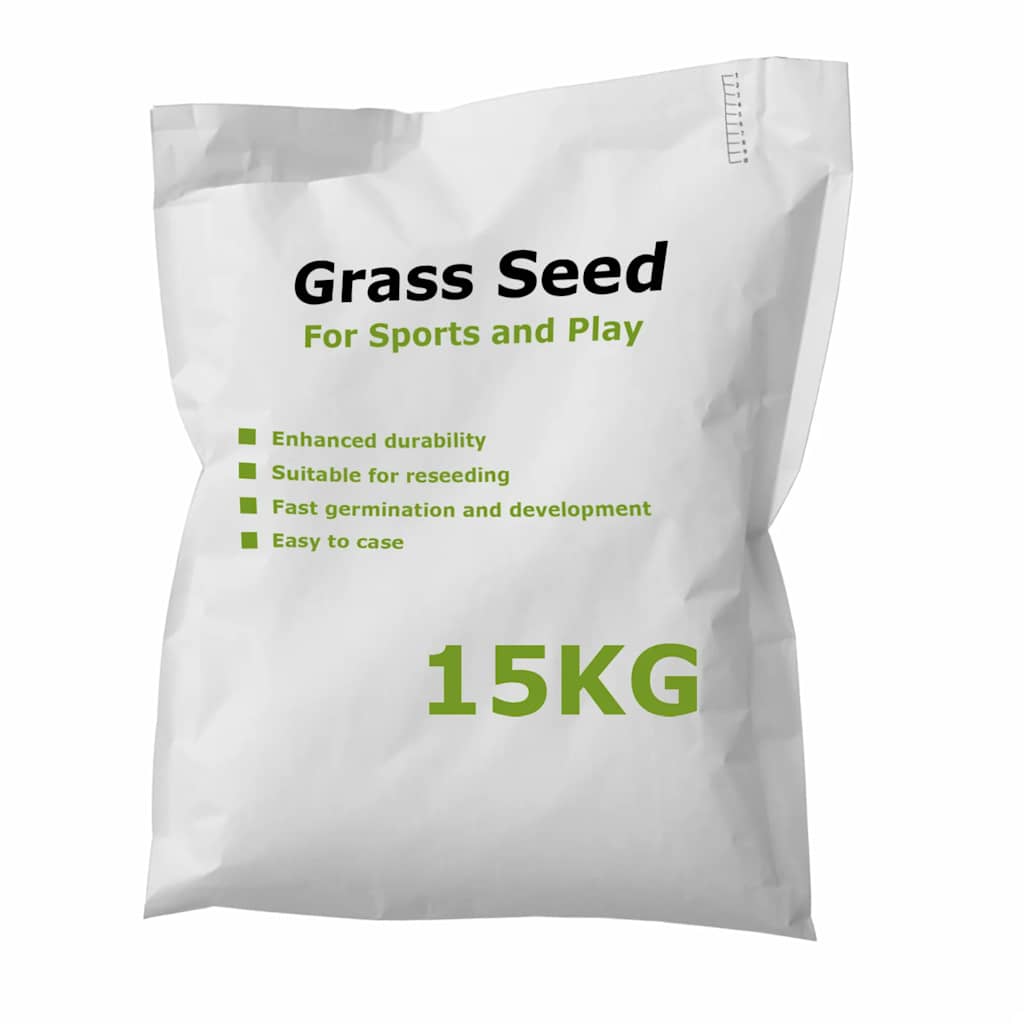 VidaXL Grassamen für Sport und Spiel 15 kg