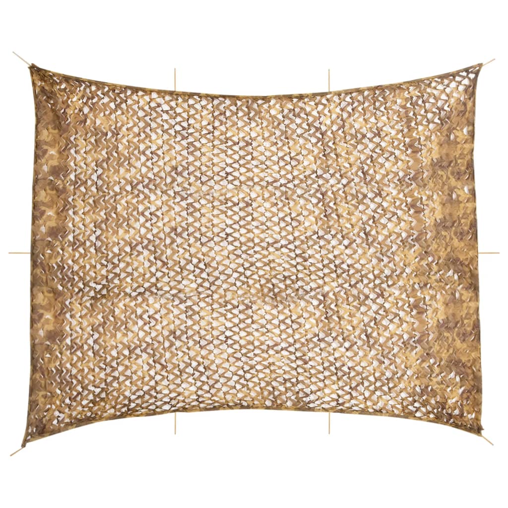 Vidaxx Tarnnetz mit Aufbewahrungstasche 618x512 cm sandfarben