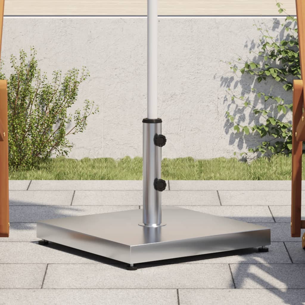 VidaXL Sonnenschirmständer für Stangen von Ø32 38 48 mm 28 kg quadratisch